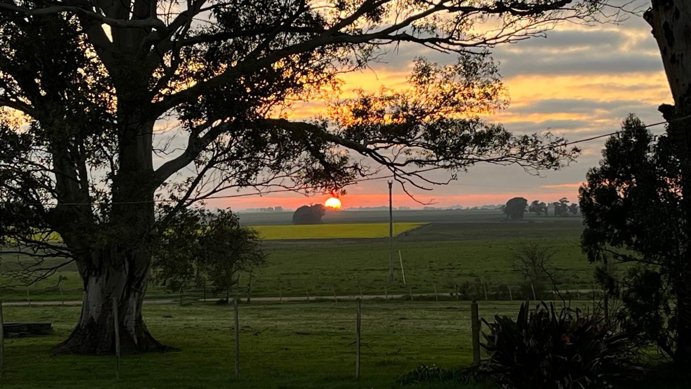 Amanecer en el campo